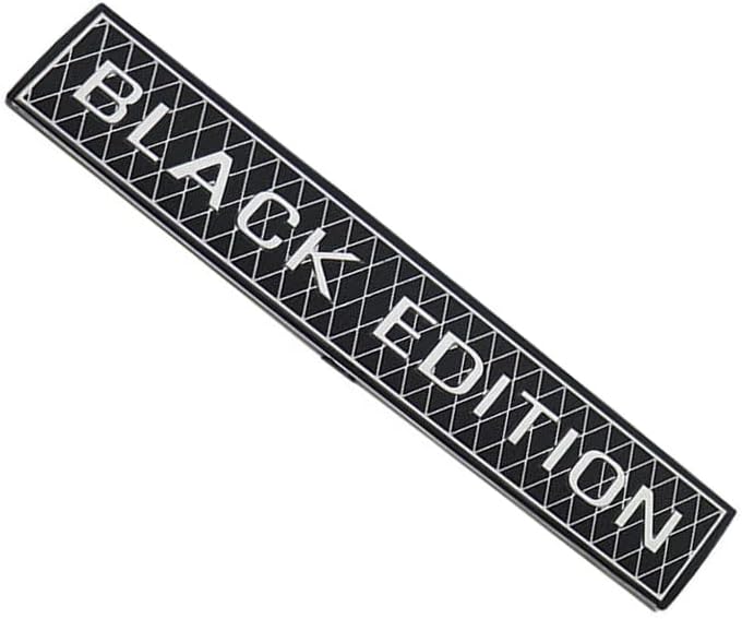 1pc Black Edition Carro traseiro traseiro emblema adesivo de decalque com uso universal auto-adesivo