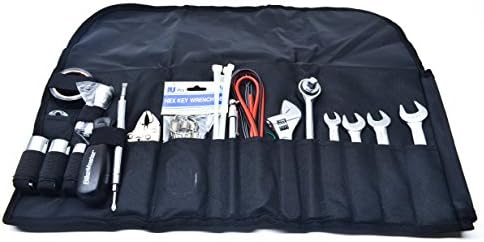 Kit de ferramentas de 17 peças Bikemaster - preto