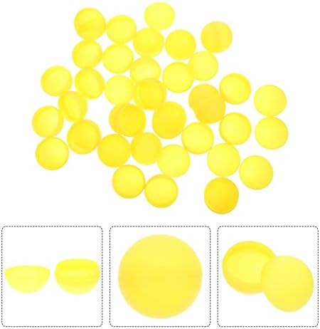 Happyyami 25pcs Bolas de reabastecimento de plástico de 40 mm Bolas de loteria pong bolas de plástico de várias