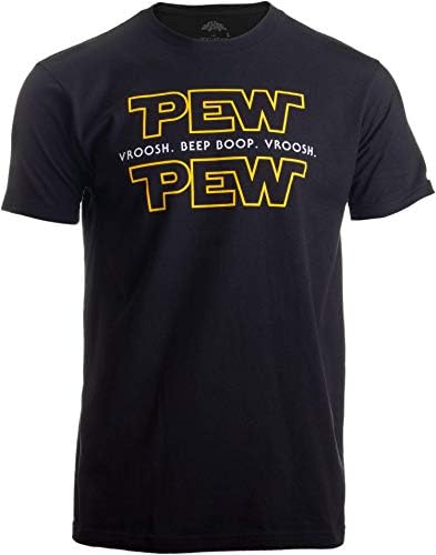 Pew Pew Wars | T-shirt engraçado Sci-Space Star Staris Science for Geek Men Women