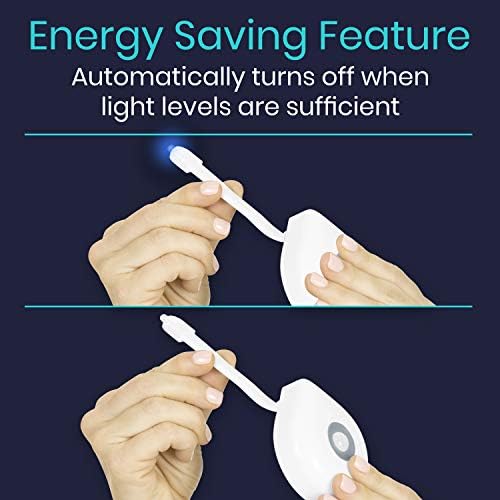 Vive Toilet Bowl Light - Dispositivo ativado pelo sensor de movimento noturno - Ultra Slim Flexible Nightlight