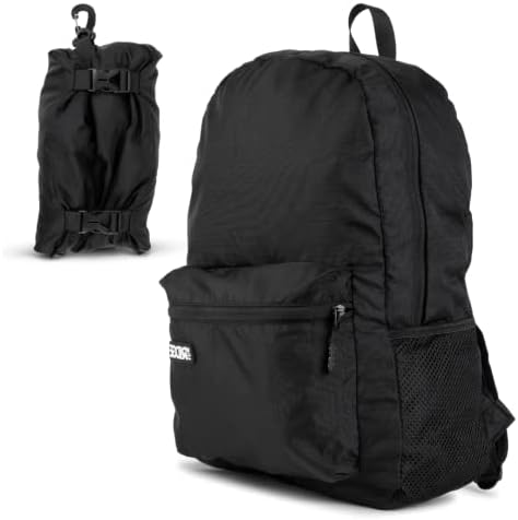 A mochila compactável da Ridge para homens bolsa de caminhada dobrável | 15l Mochila leve para mulheres