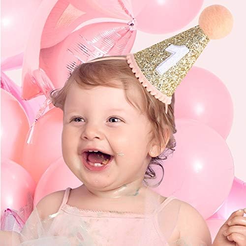 Waouh 1º aniversário de coroa de aniversário para bebê - decoração de festa de primeiro aniversário para show