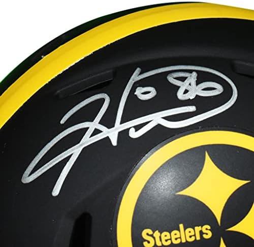 Hines Ward autografou Steelers Eclipse Mini Capacete - assinado à mão & JSA autenticado