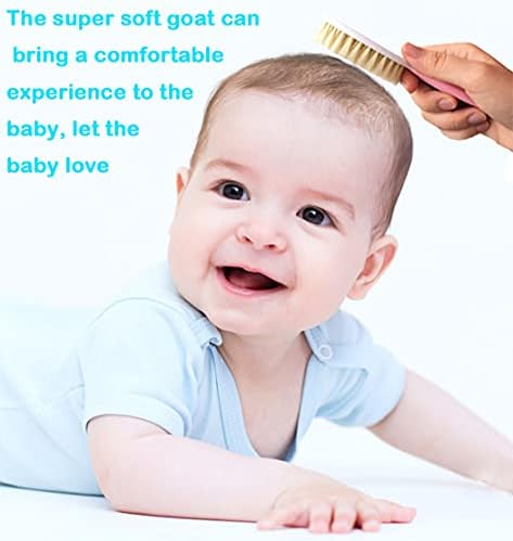 Duruan Baby Hair Brush Bertles-IDeal para berço para recém-nascidos e crianças pequenas do Baby