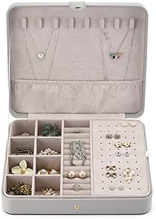 Caixa de jóias wyfdc Brincos de vento de jóias de jóias de jóias Acessórios para cabelos Compartimentos
