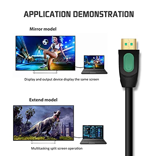 Adaptador compatível com tbiiexfl cabos de vídeo de cabo masculino para porta 4k Cord para laptops Switcher