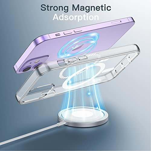 Caso magnético JETECH para iPhone 12 mini 5,4 polegadas compatíveis com carregamento sem fio MagSafe, capa