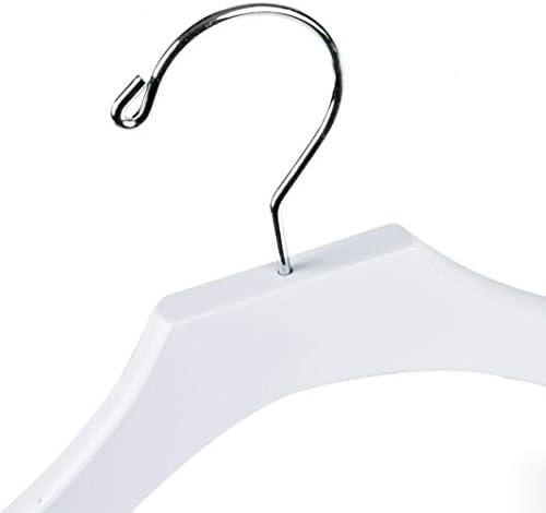 Qualidade White Wooden Kids Hanger Luxury Design Crome Giration