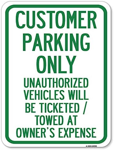Estacionamento do cliente Somente, veículos não autorizados serão ingressos rebocados às custas dos proprietários