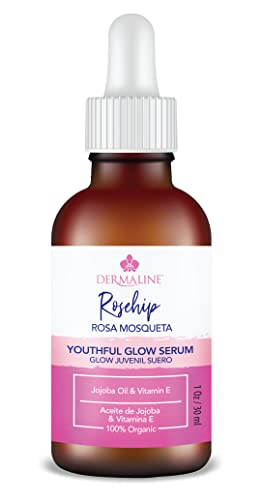 Dermaline Organic Rosa Mosqueta Óleo de semente de Rosquesa Puro Virgem Serum para Face