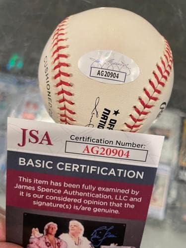 Bill Werle Red Sox Pirates Single assinado JSA oficial de beisebol - beisebol autografado