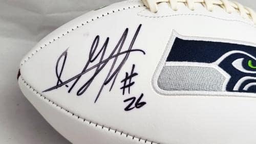 Shaquill Griffin Autografou Football Seattle Seahawks MCS Holo 76519 - Bolsas de futebol autografadas