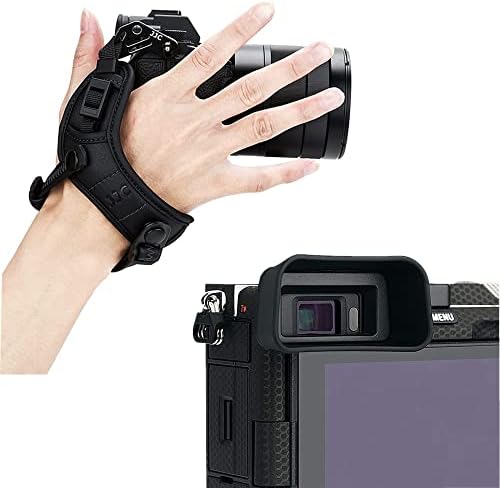 Sony A7C Eyecup + Câmera de Mão da Câmera: Vojo de Câmera de Silício Soft Eyecup de Eyecup com Câmera