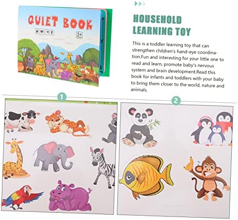 Livro de acessórios educacionais de Toyandona Crianças fornecem resistente doméstico Aprendizagem