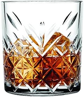 Lamodahome Timeless Whisky Glass Conjunto de 6 óculos de bar de qualidade premium para beber
