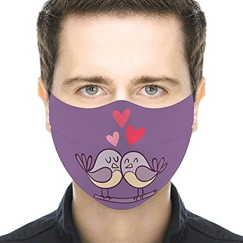 Credititive Bocal Covers de pó de segurança Máscaras de tecido de tecido design fofo casal de