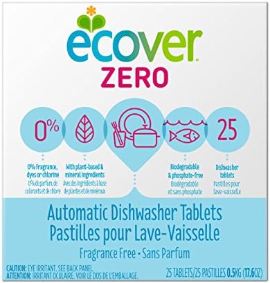 Ecover Automatic Washing Tablets zero, 25 contagem, 17,6 onças