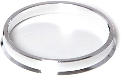 Anéis centrados no cubo de desempenho do circuito - 76,1 a 60.1 Condrings de alumínio prateado - compatível