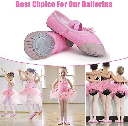 Tênis de balé garotas com sapatos de balé de couro premium sapatos de dança ginástica de ginástica para meninas