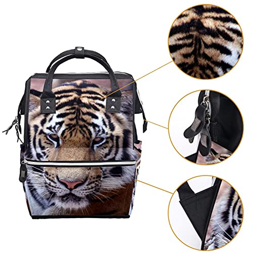 Bolsas de fraldas de tigre asiáticas Backpack Mummy Backpack de grande capacidade Bolsa de enfermagem Bolsa