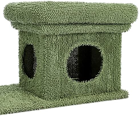 Gretd Cactus Cat Tree Cat Tower com Sisal Scratching Post Board for Indoor Cats Cat Condo Kitty Play