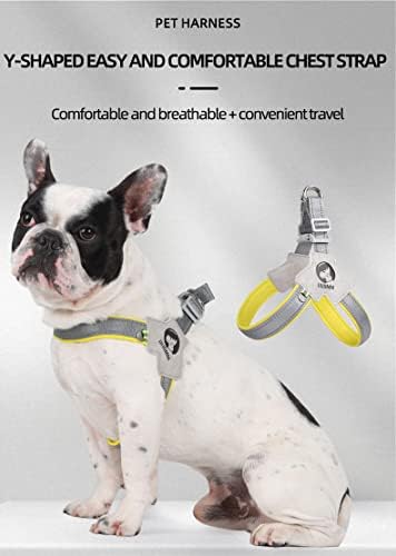Baronhong Easy Walk Dog Arnness - Loop com paradas de anel D puxar - a refletividade aumenta a visibilidade