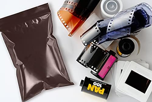 Sacos de zíper âmbar de APQ Brown 4 x 6, sacos de zíper poli para armazenamento de 1000, sacos plásticos duráveis