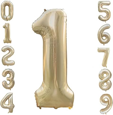 Número 0 Balões Balão de ouro branco zero por 10 anos 40 polegadas Dolden grande número de ouro 20 aniversário