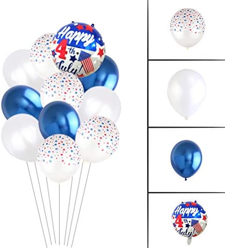 11pcs feliz 4 de julho, 18 polegadas, balões de alumínio Balloons Latex Balloons American Independence Day