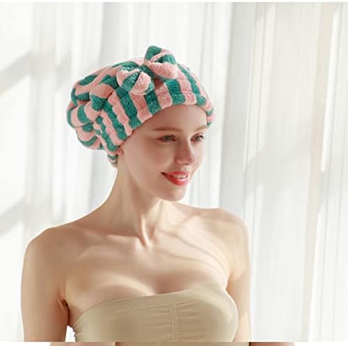 Toalha de cabelo de microfibra lamista para mulheres, envoltórios de cabelo para mulheres cabelos molhados,