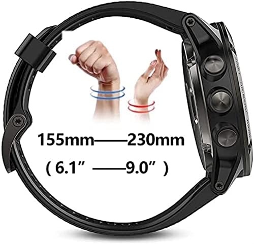 Ekins para Garmin Fenix ​​5 5x mais 6 6x Pro 3 HR Smart Watch Leather Band Straplet para Forerunner 935 945