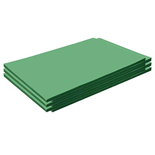 Papel de construção, verde de feriado, 12 polegadas x 18 polegadas, 300 folhas, papel de construção de pesos