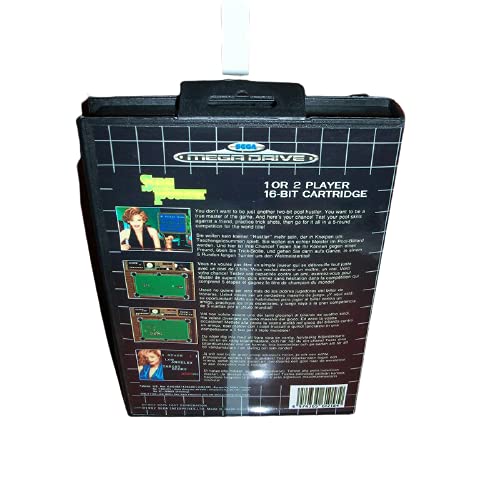 Tampa da UE de bolso lateral aditi com caixa e manual para sega megadrive gênese videogame console de videogame