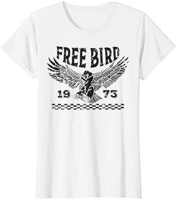 T-shirt Free Bird Fiery Gift for Music Lovers