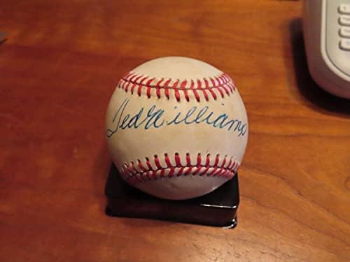 Ted Williams Red Sox assinou o AL Baseball JSA - bolas de beisebol autografadas