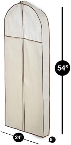 Design inteligente Cedro Cedro Cabine de bolsa de vestuário renomado - Conjunto de 6-24 x 54 polegadas