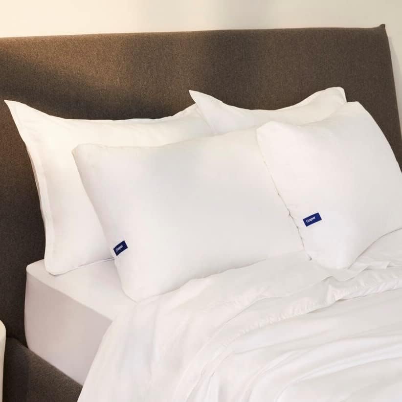 Travesseiro essencial do sono Casper para dormir, padrão, branco