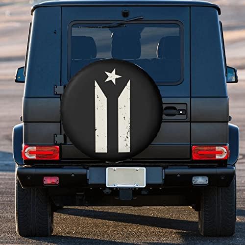Porto Rico Bandeira Carro Sparado Capa Universal Fit for Trailer, RV, SUV, caminhão, Tampas de
