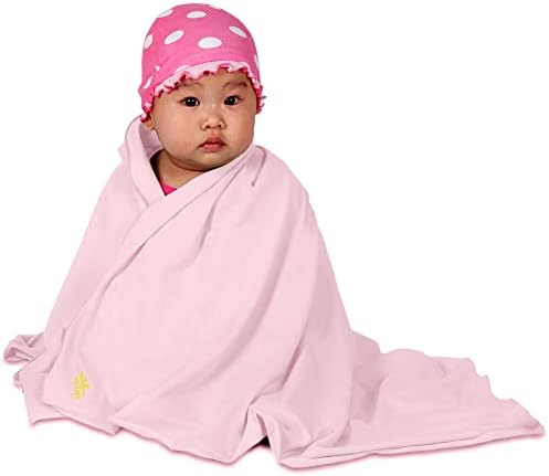Cobertor de bebê Nozone, protetor de sol, bambu macio, UPF 50+ em rosa