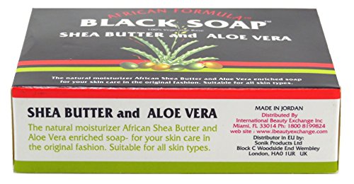 Fórmula Africana Black Soap 3,5 onça Sheité Manteiga e Aloe Vera