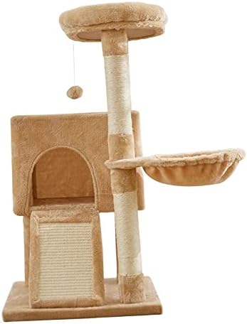 Tower de gato Tree Cat Perch suporte de mobília de hammock protetor pendurado bola de brinquedo Plataforma acolchoada