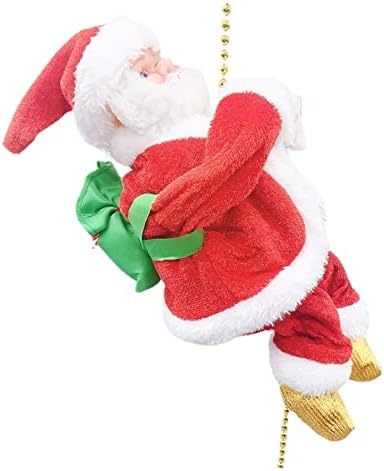 Pifude Pai Natal Plush Salbing Minco Papai Noel Doll Electric Papai Noel