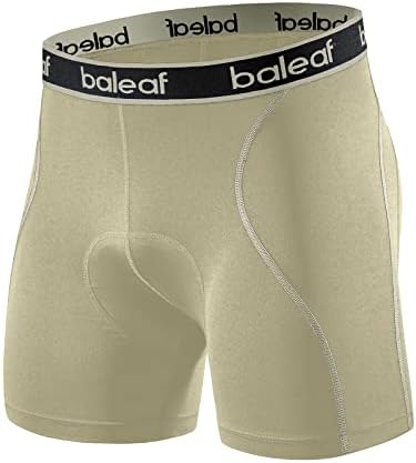 Baleaf Men's 3D acolchoado de ciclismo de ciclismo shorts MTB Liner