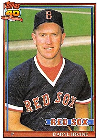 1991 TOPPS 189 DARYL IRVINE NM-MT RC RED SOX
