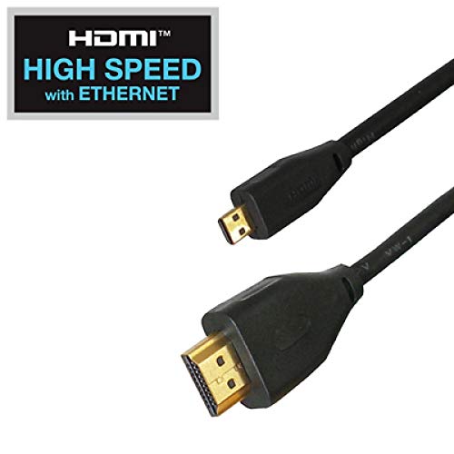 Cabos mestre 1 x 5 pés Micro HDMI HD Video Cable para compatível com todo o herói GoPro e outros modelos