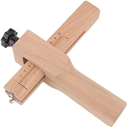 Cortador de tira de couro, cortador de tira de madeira de haste ajustável DIY, ferramenta de corte de