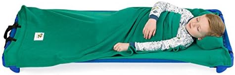 Rollee Pollee Nap Sac Roll up cochilando cobertor com travesseiro anexo para pré -escola/creche,
