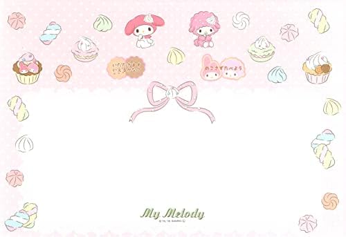 Yamanoshigyo Sanrio My Melody Popup Paper Placemat, Tabela Mat 5 Pcs