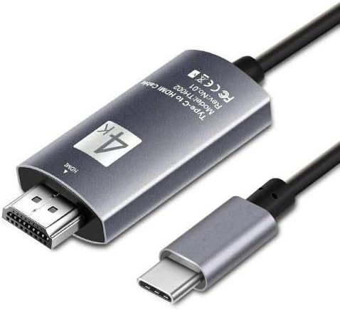 Cabo de onda de caixa compatível com VAIO SX -14 - Cabo SmartDisplay - USB tipo C para HDMI, Cabo